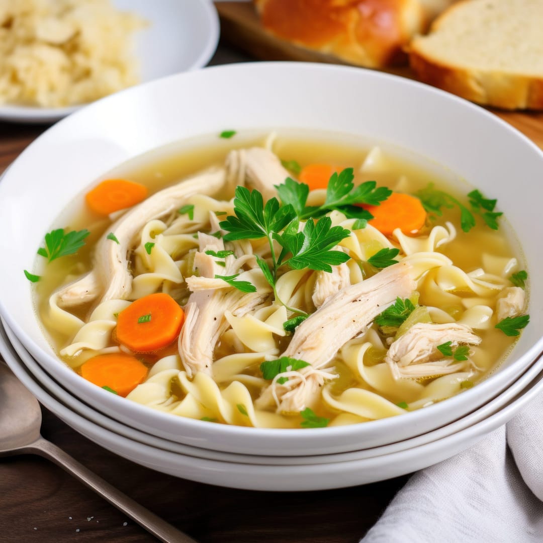 homemade chicken noodle soup