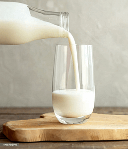 pouring milk