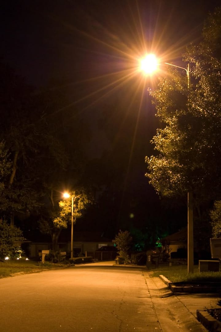 Street Lights at Night