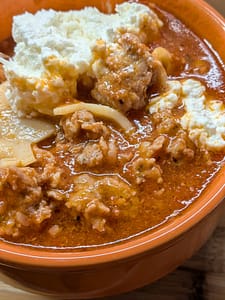 lasagna soup