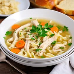 homemade chicken noodle soup