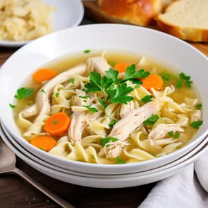homemade chicken noodle soup