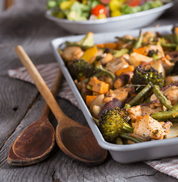 sheetpan with veggies
